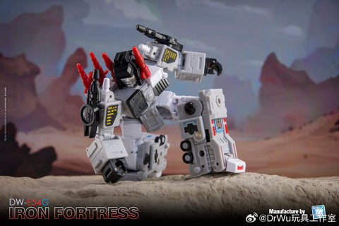 【Pre-Order】Dr.Wu DW-E54G DWE54G Iron Fortress (G1 Mini Metroplex) 10cm