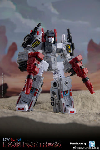 【Pre-Order】Dr.Wu DW-E54G DWE54G Iron Fortress (G1 Mini Metroplex) 10cm