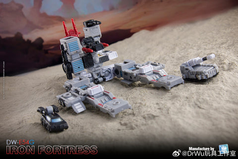 【Pre-Order】Dr.Wu DW-E54G DWE54G Iron Fortress (G1 Mini Metroplex) 10cm