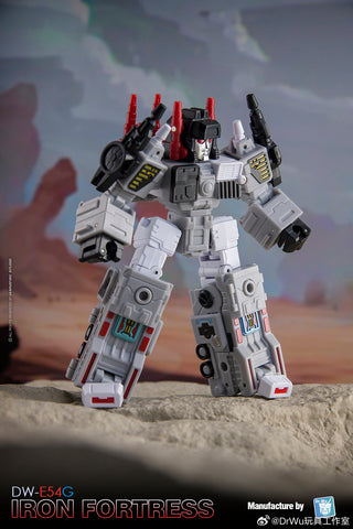 【Pre-Order】Dr.Wu DW-E54G DWE54G Iron Fortress (G1 Mini Metroplex) 10cm