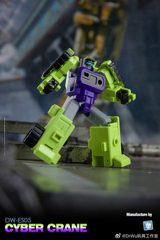 【Pre-Order】Dr.Wu DW-ES05 / ES06 Cyber Crane / Dump Truck ( Hook / Long Haul ) Devastator Combiner 2 in 1 Set