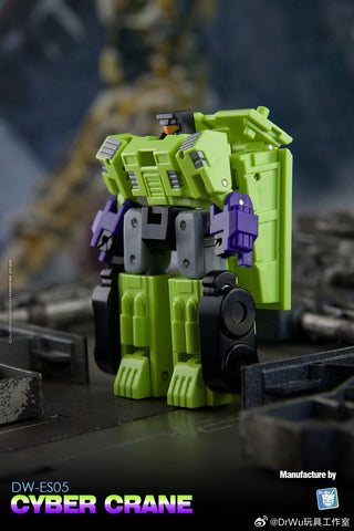 【Pre-Order】Dr.Wu DW-ES05 / ES06 Cyber Crane / Dump Truck ( Hook / Long Haul ) Devastator Combiner 2 in 1 Set