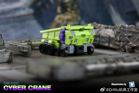 【Pre-Order】Dr.Wu DW-ES05 / ES06 Cyber Crane / Dump Truck ( Hook / Long Haul ) Devastator Combiner 2 in 1 Set