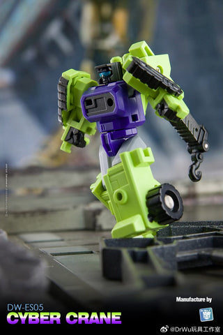 【Pre-Order】Dr.Wu DW-ES05 / ES06 Cyber Crane / Dump Truck ( Hook / Long Haul ) Devastator Combiner 2 in 1 Set