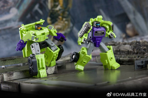 【Pre-Order】Dr.Wu DW-ES05 / ES06 Cyber Crane / Dump Truck ( Hook / Long Haul ) Devastator Combiner 2 in 1 Set