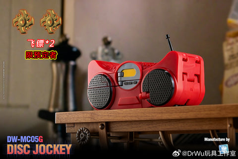 【Pre-Order】Dr.Wu MC-05G MC05G Disc Jockey (Frenzy) G1 Red Version 12cm / 4.7"