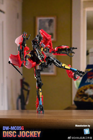 【Pre-Order】Dr.Wu MC-05G MC05G Disc Jockey (Frenzy) G1 Red Version 12cm / 4.7"