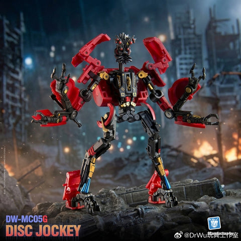 【Pre-Order】Dr.Wu MC-05G MC05G Disc Jockey (Frenzy) G1 Red Version 12cm / 4.7"