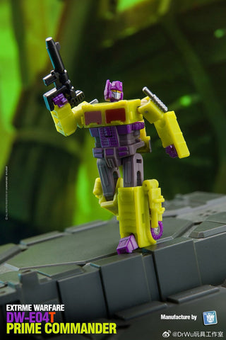 Dr.Wu & Mechanic Studio Extreme Warfare DW-E04T DWE04T Prime Commander (Optimus Prime Toxitron Version)  w/ convoy Legends Class 6cm / 4.6"