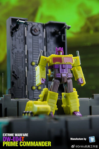 Dr.Wu & Mechanic Studio Extreme Warfare DW-E04T DWE04T Prime Commander (Optimus Prime Toxitron Version)  w/ convoy Legends Class 6cm / 4.6"