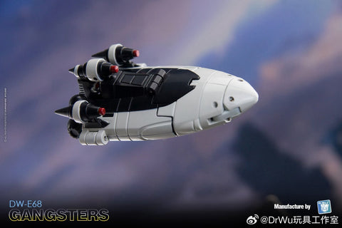 【Incoming】Dr.Wu & Mechanic Studio Extreme Warfare DW-E68 Gangsters (Black Scourge) / DW-E69 Black Rambo (G2 Sideswipe)  2 in 1 set 4.5cm