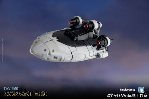 【Incoming】Dr.Wu & Mechanic Studio Extreme Warfare DW-E68 Gangsters (Black Scourge) / DW-E69 Black Rambo (G2 Sideswipe)  2 in 1 set 4.5cm