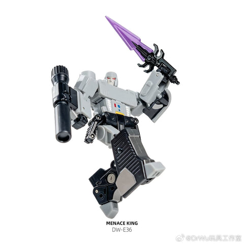Dr.Wu & Mechanic Studio Extreme Warfare DW-E36 Menace King (Megatron) Original Grey Leg Version 4.5cm
