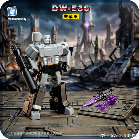 Dr.Wu & Mechanic Studio Extreme Warfare DW-E36 Menace King (Megatron) Original Grey Leg Version 4.5cm