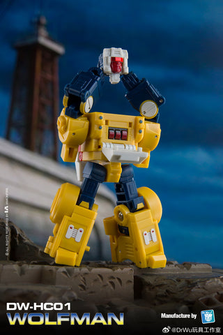【Pre-Order】Dr.Wu & Mechanic Studio DW-HC01 HC-01 Wolfman (G1 Headmaster Wierdwolf) 6cm / 2.35"