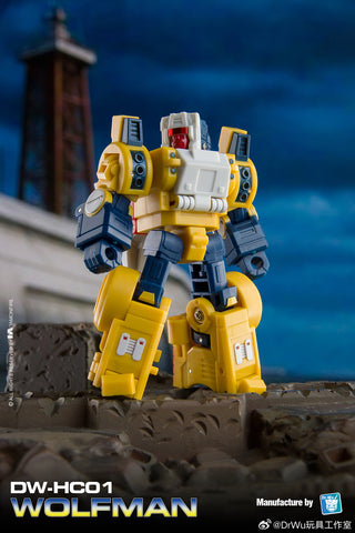 【Pre-Order】Dr.Wu & Mechanic Studio DW-HC01 HC-01 Wolfman (G1 Headmaster Wierdwolf) 6cm / 2.35"