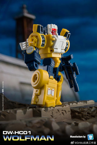 【Pre-Order】Dr.Wu & Mechanic Studio DW-HC01 HC-01 Wolfman (G1 Headmaster Wierdwolf) 6cm / 2.35"