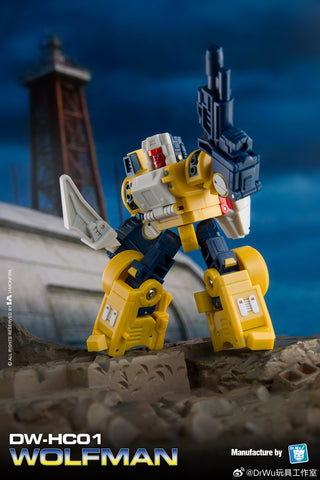 【Pre-Order】Dr.Wu & Mechanic Studio DW-HC01 HC-01 Wolfman (G1 Headmaster Wierdwolf) 6cm / 2.35"