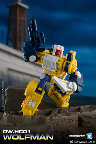【Pre-Order】Dr.Wu & Mechanic Studio DW-HC01 HC-01 Wolfman (G1 Headmaster Wierdwolf) 6cm / 2.35"