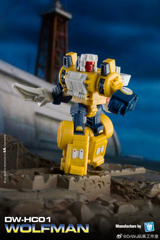 【Pre-Order】Dr.Wu & Mechanic Studio DW-HC01 HC-01 Wolfman (G1 Headmaster Wierdwolf) 6cm / 2.35"