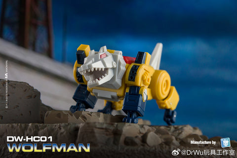 【Pre-Order】Dr.Wu & Mechanic Studio DW-HC01 HC-01 Wolfman (G1 Headmaster Wierdwolf) 6cm / 2.35"