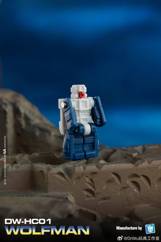 【Pre-Order】Dr.Wu & Mechanic Studio DW-HC01 HC-01 Wolfman (G1 Headmaster Wierdwolf) 6cm / 2.35"