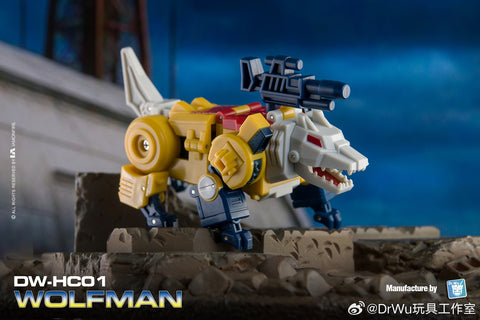 【Pre-Order】Dr.Wu & Mechanic Studio DW-HC01 HC-01 Wolfman (G1 Headmaster Wierdwolf) 6cm / 2.35"