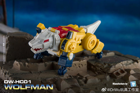 【Pre-Order】Dr.Wu & Mechanic Studio DW-HC01 HC-01 Wolfman (G1 Headmaster Wierdwolf) 6cm / 2.35"