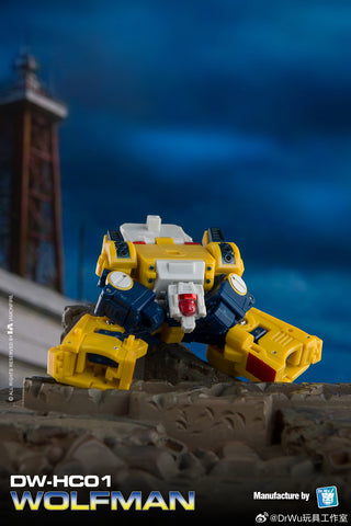 【Pre-Order】Dr.Wu & Mechanic Studio DW-HC01 HC-01 Wolfman (G1 Headmaster Wierdwolf) 6cm / 2.35"