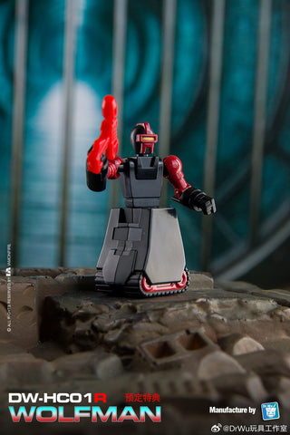 【Pre-Order】Dr.Wu & Mechanic Studio DW-HC01R HC-01R Wolfman (Headmaster Wierdwolf) Red Version 6cm / 2.35"