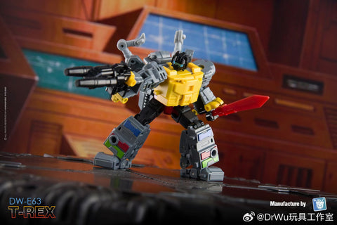 【Pre-Order】Dr.Wu & Mechanic Studio DW-E63 DWE63 T-rex Trex (G1 Grimlock / Volcanicus) Dr Wu