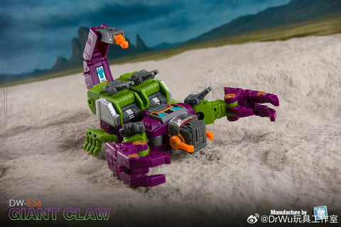【Pre-Order】Dr.Wu & Mechanic Studio Extreme Warfare DWE56 DW-E56 Giant Claw ( Scorponok ) Dr Wu 10cm / 4"