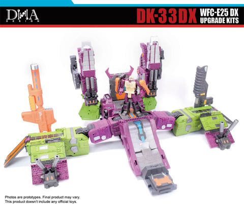 DNA Design DK-33DX DK33DX for WFC-E25 DX (Earthrise Titan Scorponok) Upgrade Kits
