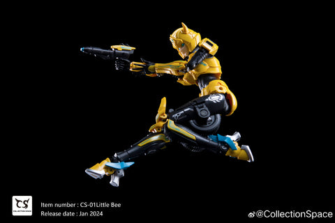 Collection Space CS-01 CS01 Transformable Bishoujo Little Bee (Bumblebee Mecha Girl) 17.5cm / 6.9"