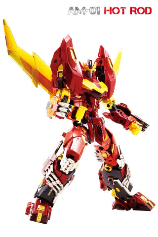 4th Party NB No Brand AM-01 AM01 (KO AMT01 AMT-01 Adamas Machina Rodimus Prime Hot Rod) 23cm / 9"