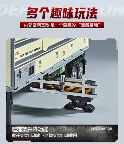 4th Party WJ WEISHUANG MPP10 MPP-10 Commander ( W8036 Oversized MP10 Optimus Prime) EVA Version with Trailer 32cm / 12.6"