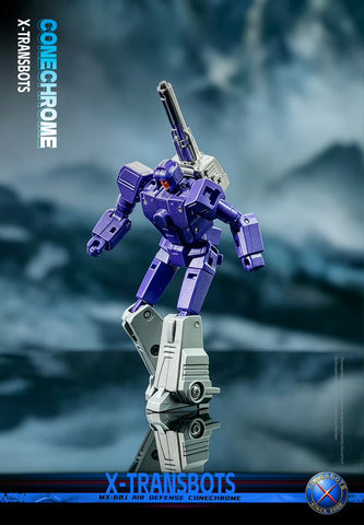 XTransbots MX-68J MX68J MX-LXVIII J Conechrome & Firehole (Slugslinger & Caliburst) X-Transbot 22cm / 8.7"