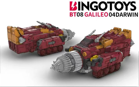 【Pre-Order】Bingo Toys BingoToys BT08-04 BT-0804 BT0804 Darwin Galileo Combiner (IDW Nosecone Technobots Computron)
