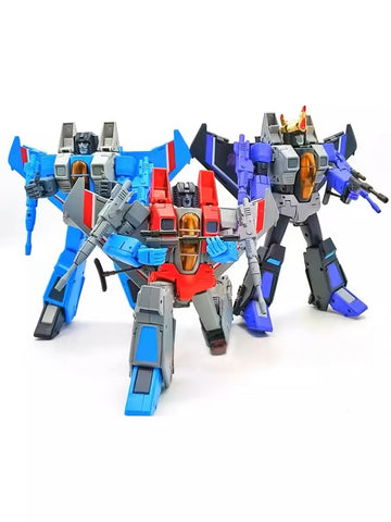 4th party Masterpiece KO MP52 / MP52+/ MP52+SW MP-52 / MP-52+/ MP-52+SW (Starscream / Thundercracker / Skywarp) 25cm / 10"