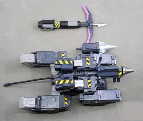 Black Soil Lab BS10 BS-10 Upgrade Kit / Weapon Set for Transformers Legacy Evolution Miner Megatron Upgrade Kit