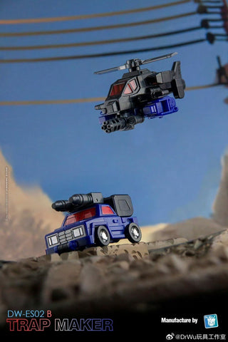 【Pre-Order】Dr.Wu DWES02B DW-ES02B Trap Maker ( Battletrap Duocon) Dr Wu G2 Black Version7cm / 2.8" (Copy)