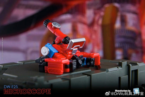 Dr.Wu & Mechanic Studio Extreme Warfare 4 Sets DW-E25 Crane Hook / E26 Black Mirror / E27 Microscope / E28 Grapple Hook (Grapple / Magnificus / Perceptor / Hauler) fit to Earthrise Titan Class 2 in 1 set 4.5cm