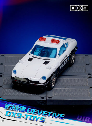 【Pre-Order】DX9 Toys D18 D-18 Devetive (Prowl G1 MP 2.0) 18cm / 7"