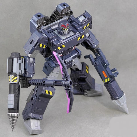【Pre-order】Black Soil Lab BS10 BS-10 Upgrade Kit / Weapon Set for Transformers Legacy Evolution Miner Megatron Upgrade Kit