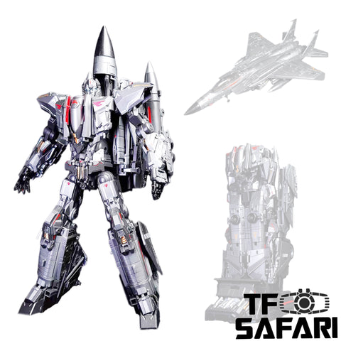 Dream Star Toys  DST01-004 DST-04 Top Raid Encourager Combiner ( Air Raid, Aerialbots , Superion) Metallic Version 22cm (8.5") DreamStarToys