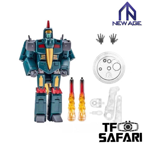 NA NewAge H57B H-57B  Toruk (Swoop) Shattered Glass Version (Deep Blue Version) New Age 11.3 cm / 4.5"