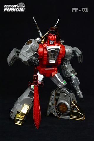 Perfect Fusion (FansToys) PF-01 PF01 Cesium (Slag, Dinobot) Reissue Version 27cm / 10.7"