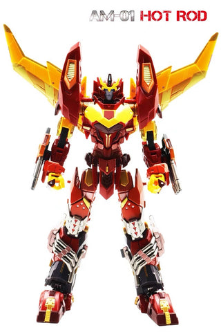 4th Party NB No Brand AM-01 AM01 (KO AMT01 AMT-01 Adamas Machina Rodimus Prime Hot Rod) 23cm / 9"