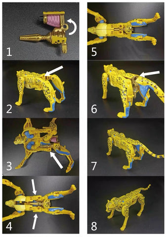 BDT Studio BDT-67 BDT67 Weapons for BWVS03 BWVS-03 Cheetor vs Waspinator 2-Pack Upgrade Kit