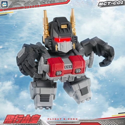 【Pre-Order】 Machinecat-Toys (JiGuangMao Toy) Steel Kiddy Party MCT-C01 Flight B-Robo (JGM-SKP04 Mini-Brave / G1 Superion Combiner 5 in 1 Set) 17cm / 6.7"